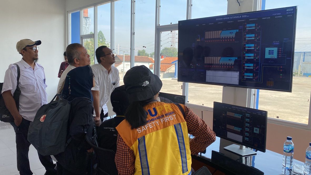 Our team working on automation system